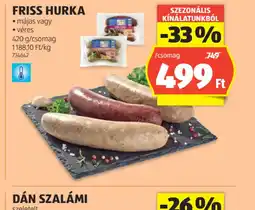 ALDI Friss Hurka ajánlat