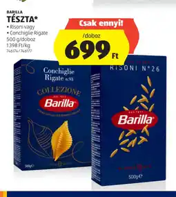 ALDI Barilla Tészta ajánlat