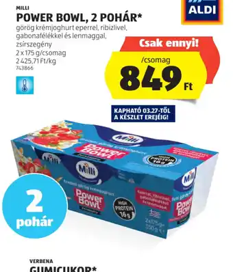 ALDI Milli Power Bowl ajánlat