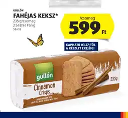 ALDI Gulln Fahéjas Keksz ajánlat