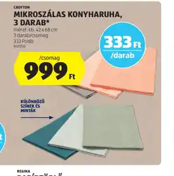 ALDI Crofton Mikroszálas Konyharuha ajánlat