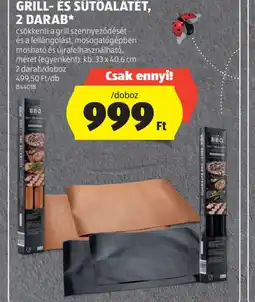 ALDI BBQ Grill- és sütőalátét ajánlat