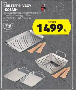 ALDI BBQ Grilltepsi vagy -kosár ajánlat