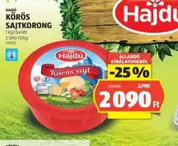 ALDI Hajdú Körös sajtkorong ajánlat