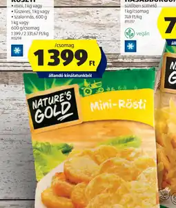 ALDI Nature's Gold Röszt ajánlat