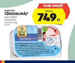 ALDI Natur Farm Tőkehalmáj ajánlat