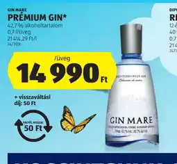 ALDI Gin Mare Prémium Gin ajánlat