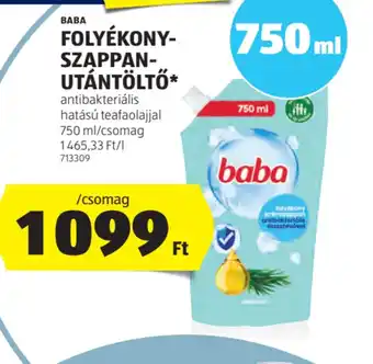 ALDI Baba Folyékony Szappan Utántöltő ajánlat