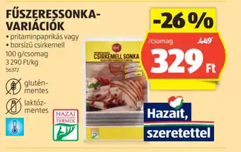 ALDI Fűszeressonka-variácik ajánlat