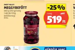 ALDI Sweet Valley Meggybefőtt ajánlat