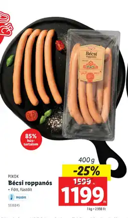 Lidl Pikok bécsi roppanós ajánlat