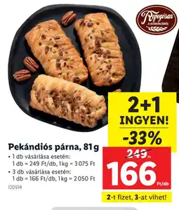 Lidl Pekándiós párna ajánlat