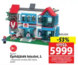 Lidl Playtive építőjáték készlet, l ajánlat