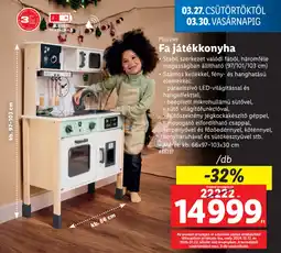 Lidl Playtive fa játékkonyha ajánlat