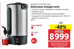 Lidl Silvercrest kitchen tools elektromos melegen tartó ajánlat