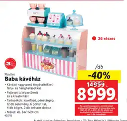 Lidl Playtive baba kávéház ajánlat