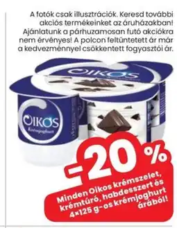 Spar Minden Oikos krémszelet, krémtúró, habdesszert és 4*125 g-os krémjoghurt árából! ajánlat