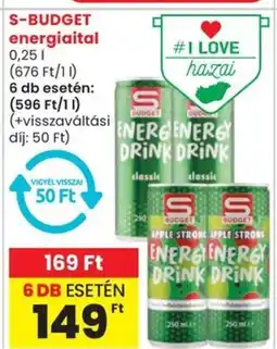 Spar S-budget energiaital ajánlat