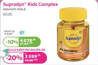 Kulcs Patika Supradyn kids complex ajánlat