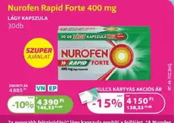 Kulcs Patika Nurofen rapid forte 400 mg ajánlat