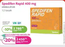 Kulcs Patika Spedifen rapid 400 mg ajánlat