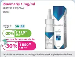 Kulcs Patika Rinomaris 1 mg/ml ajánlat