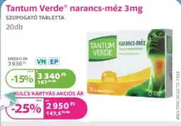 Kulcs Patika Tantum Verde narancs-méz 3mg ajánlat