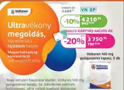 Kulcs Patika Voltaren 140 mg gyógyszeres tapasz ajánlat