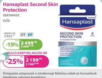 Kulcs Patika Hansaplast second skin protection ajánlat