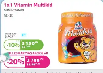 Kulcs Patika 1x1 Vitamin Multikid ajánlat