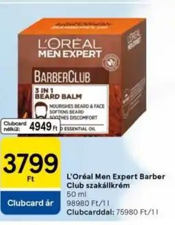 Tesco L'Oréal Men Expert Barber Club szakállkrém ajánlat