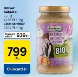 Tesco Univer bébiétel ajánlat