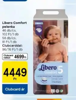 Tesco Libero comfort pelenka ajánlat