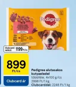 Tesco Pedigree alutasakos kutyaeledel ajánlat