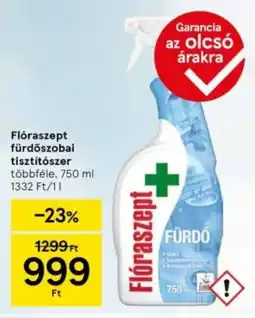 Tesco Flóraszept fürdőszobai tisztítószer ajánlat