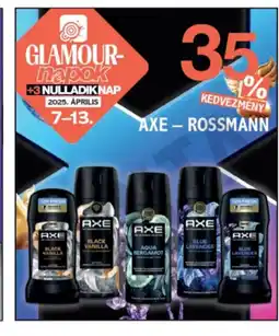 Rossmann AXE - ROSSMANN ajánlat