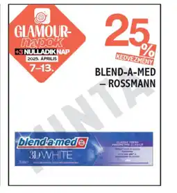 Rossmann BLEND-A-MED – ROSSMANN ajánlat