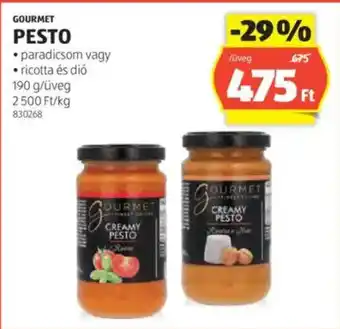 ALDI Gourmet Pesto ajánlat