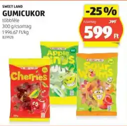 ALDI Sweet Land Gumicukor ajánlat