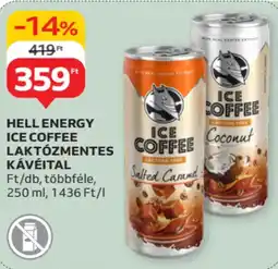 Auchan Hell Energy Ice Coffee laktózmentes kávéital ajánlat