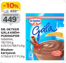 Auchan Dr. Oetker gála krémpudingpor ajánlat