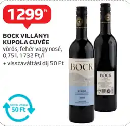 Auchan Bock villányi kupola cuvée ajánlat