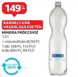 Auchan Minera fröccsvíz ajánlat