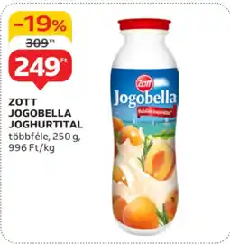 Auchan Zott Jogobella joghurtital ajánlat