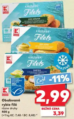 Kaufland SK CLASSIC Obaľované rybie filé ajánlat
