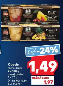 Kaufland SK FRANZ JOSEF Ovocie ajánlat