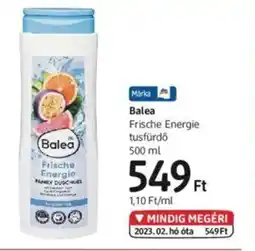 DM Balea Frische Energie tusfürdő ajánlat