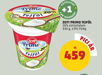 PENNY Zott primo tejföl ajánlat