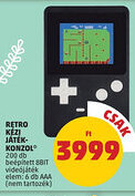 PENNY Retro kézi játék- konzol ajánlat