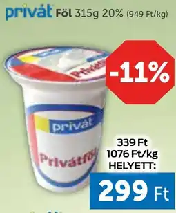 PRIVÁT Privȧt Föl ajánlat